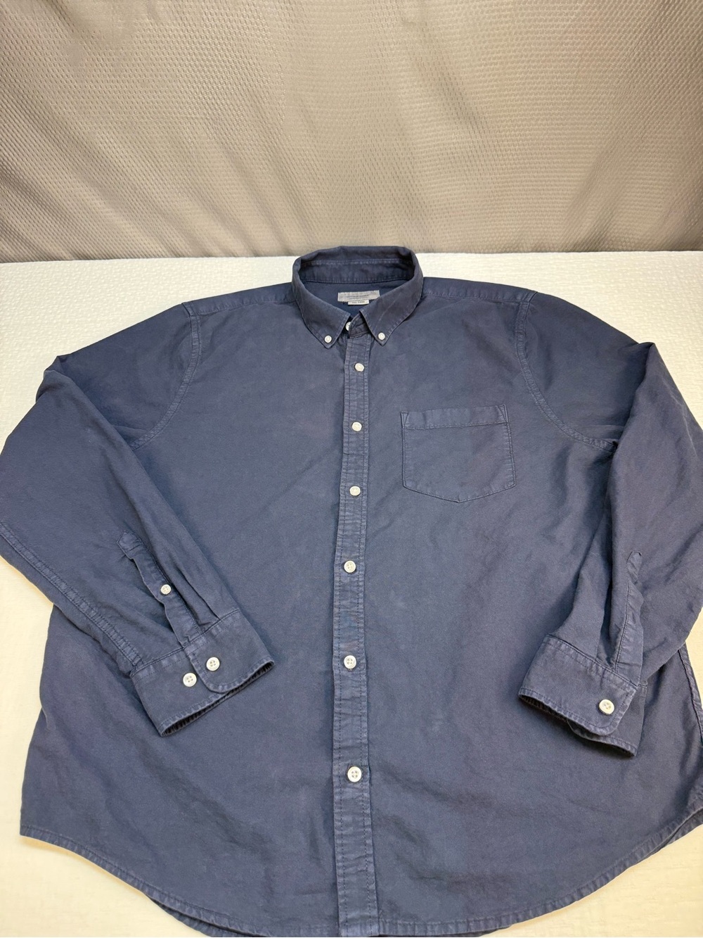 Cotton On Garments Navy Button-Down Oxford Shirt Size 2XL